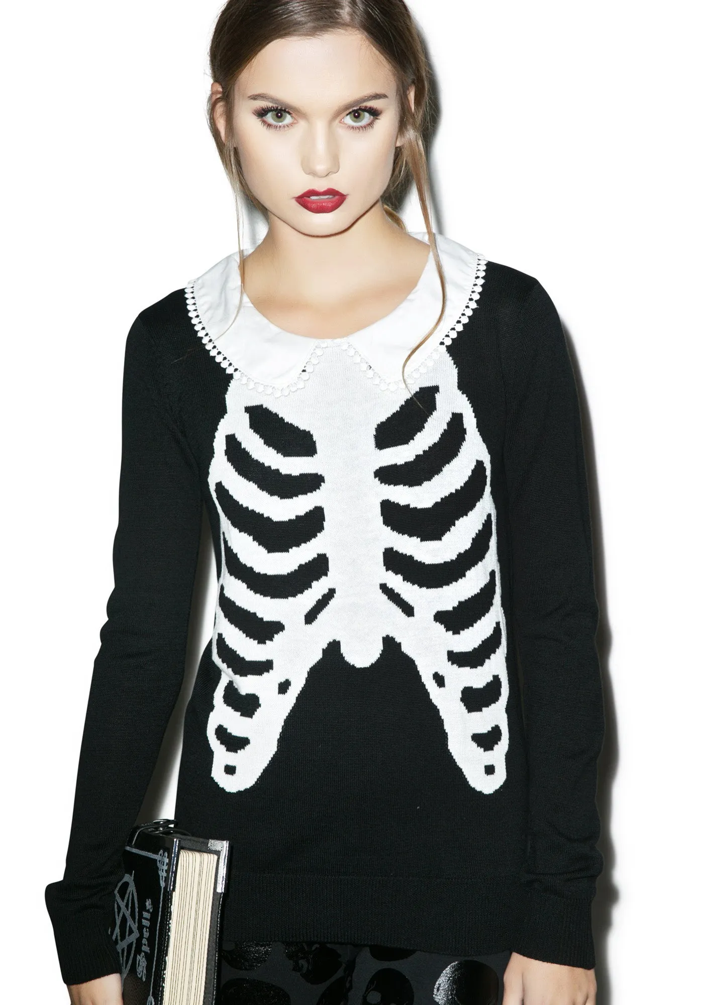 Wishbone Girly Sweater sold by Dolls Kill product image thumbnail 3