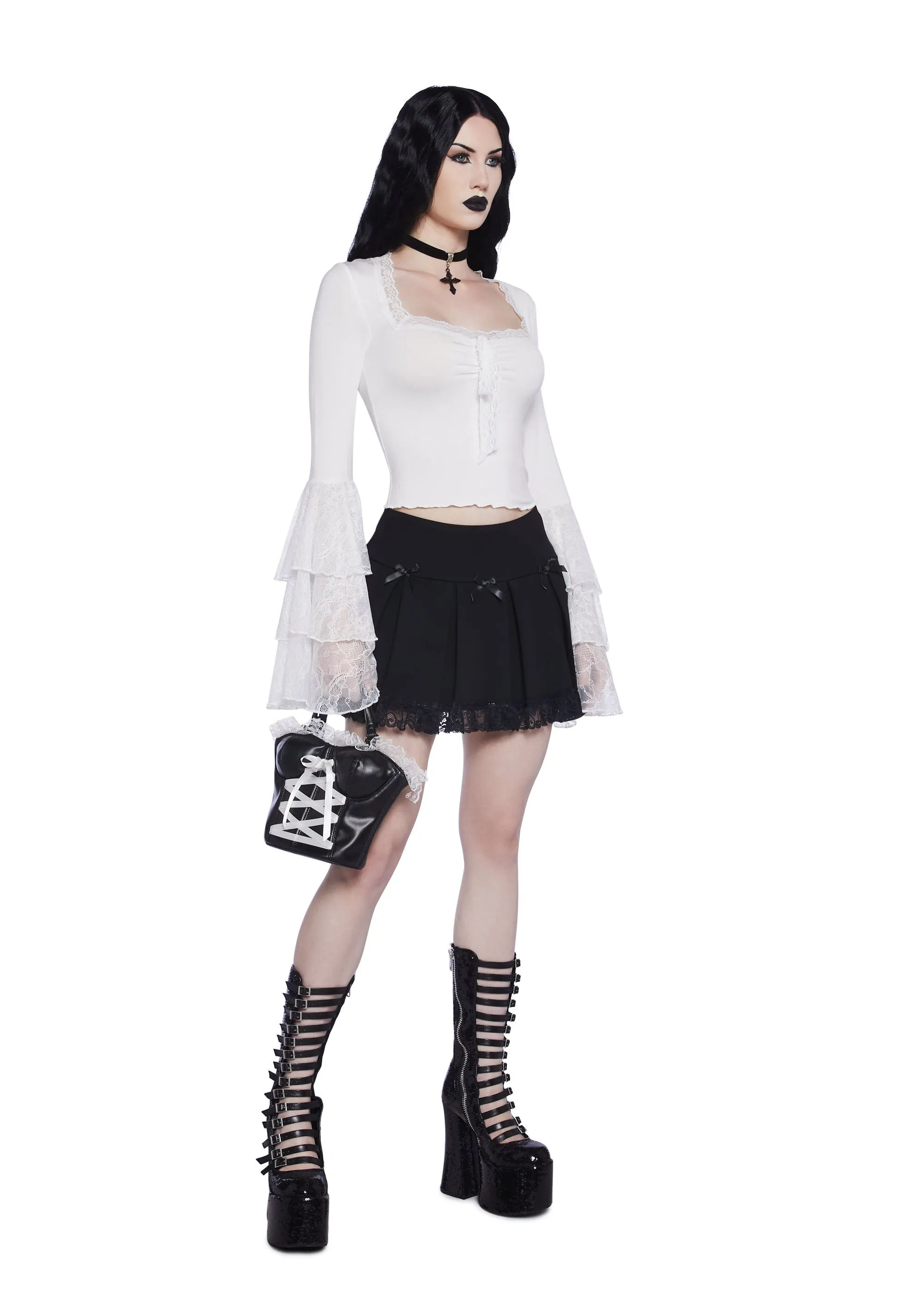 Precious Premonition Mini Skirt sold by Dolls Kill product image thumbnail 2