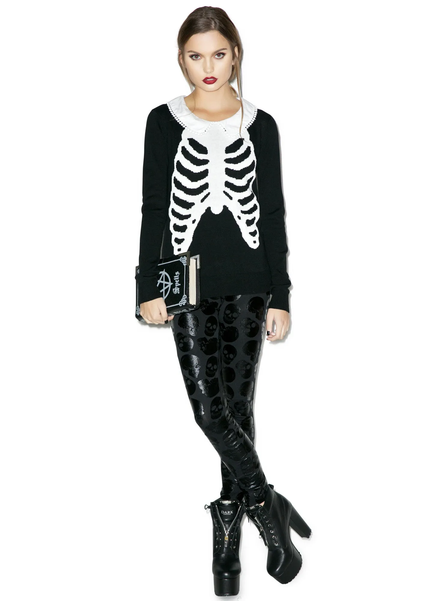 Wishbone Girly Sweater sold by Dolls Kill