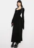 Bell Sleeve Maxi Dress sold by Dolls Kill
