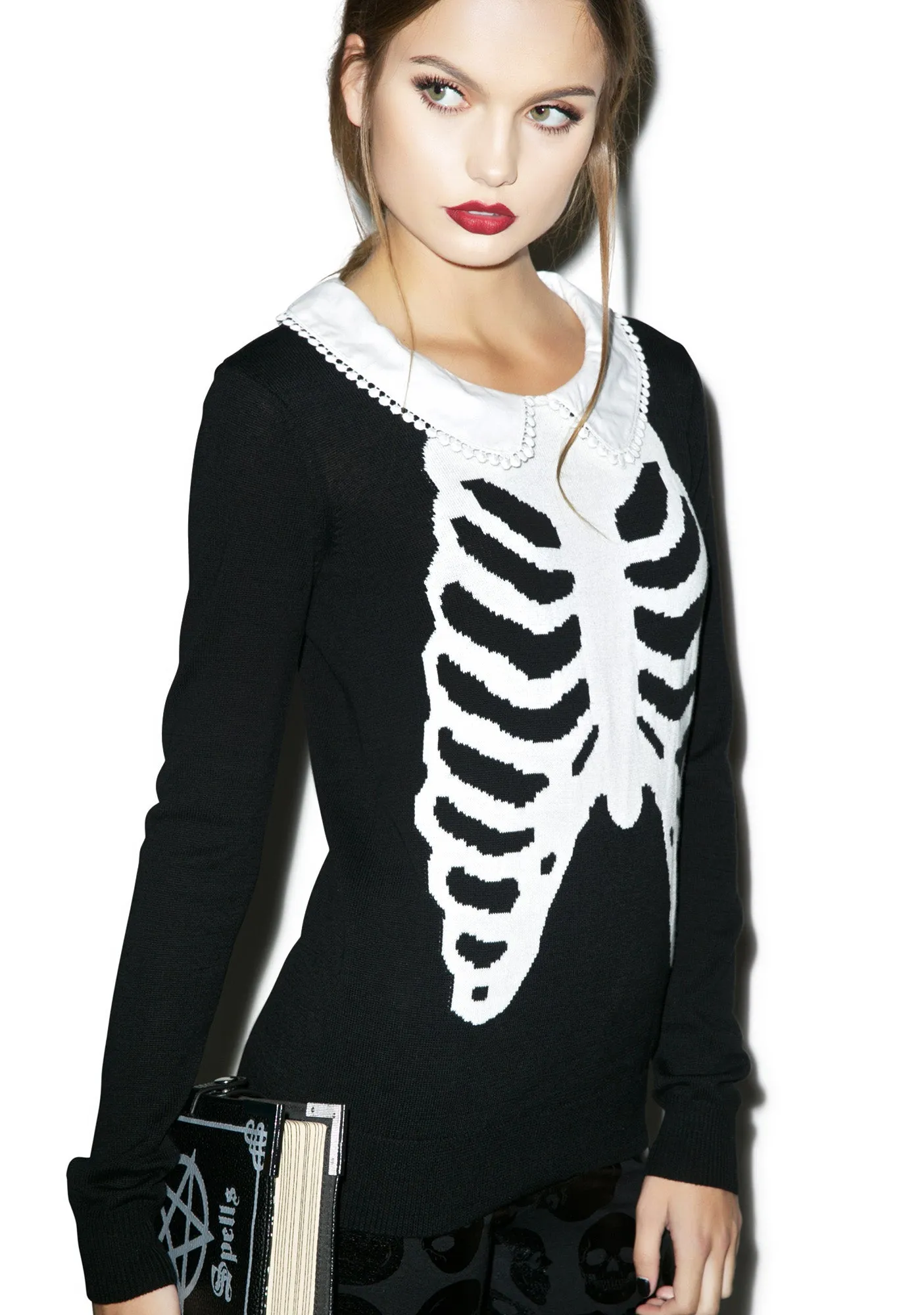 Wishbone Girly Sweater sold by Dolls Kill product image thumbnail 2