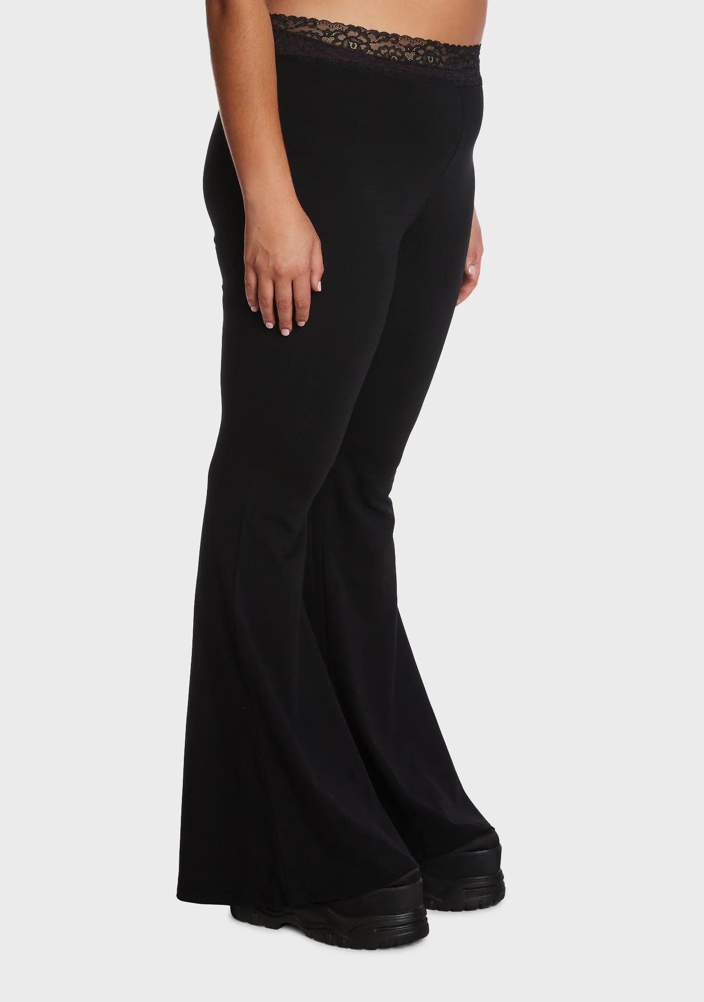 Plus New Endeavors Flared Leggings sold by Dolls Kill product image thumbnail 3