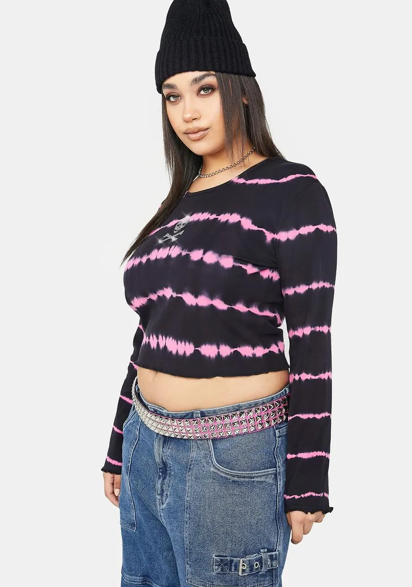 Plus Talk Is Cheap Tie Dye Tee sold by Dolls Kill product image thumbnail 2