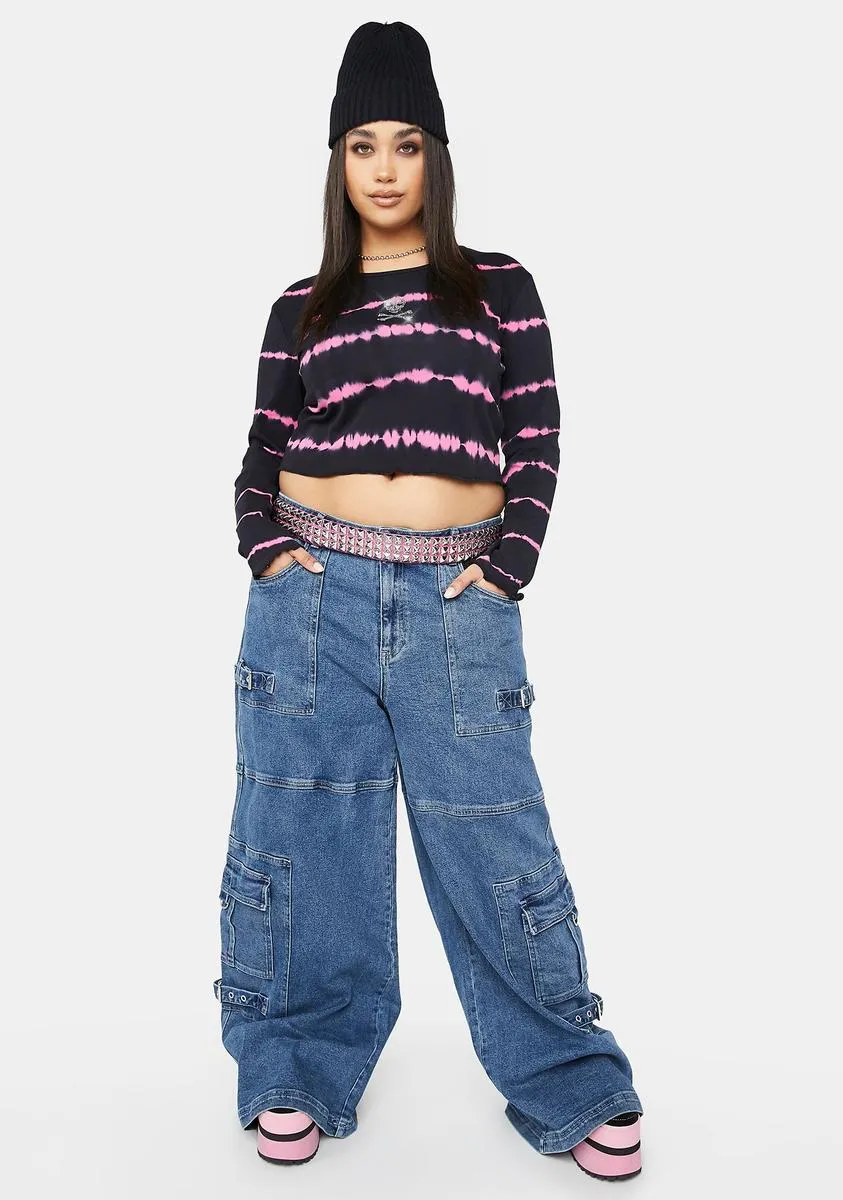 Plus Talk Is Cheap Tie Dye Tee sold by Dolls Kill product image thumbnail 3
