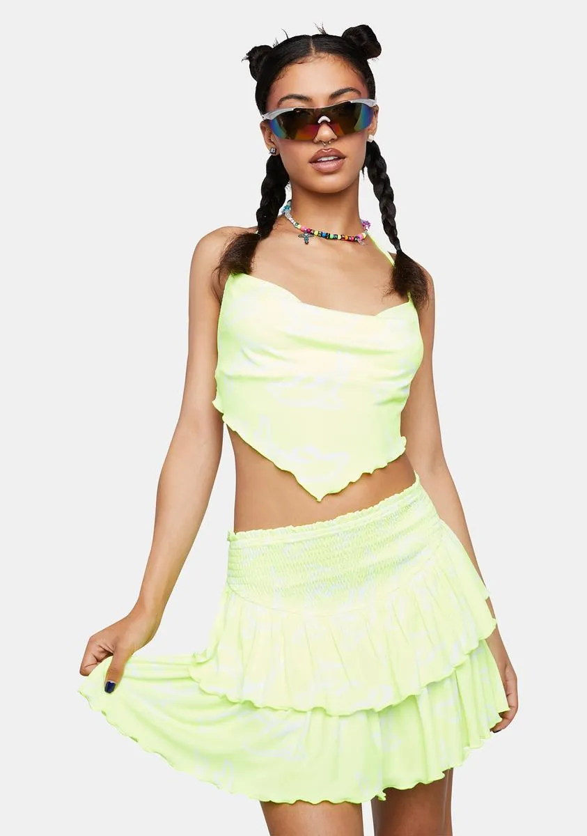 Flipper Layered Ruffle Mini Skirt sold by Dolls Kill product image thumbnail 2