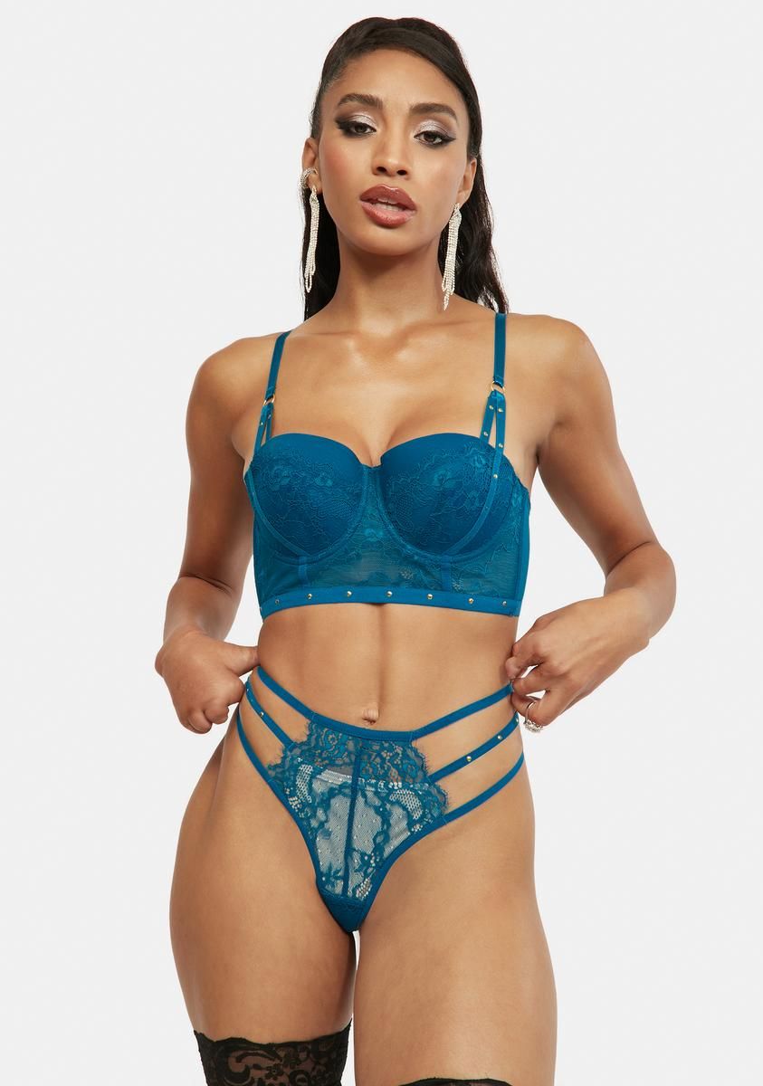 Almost Had It All Lace Lingerie Set sold by Dolls Kill