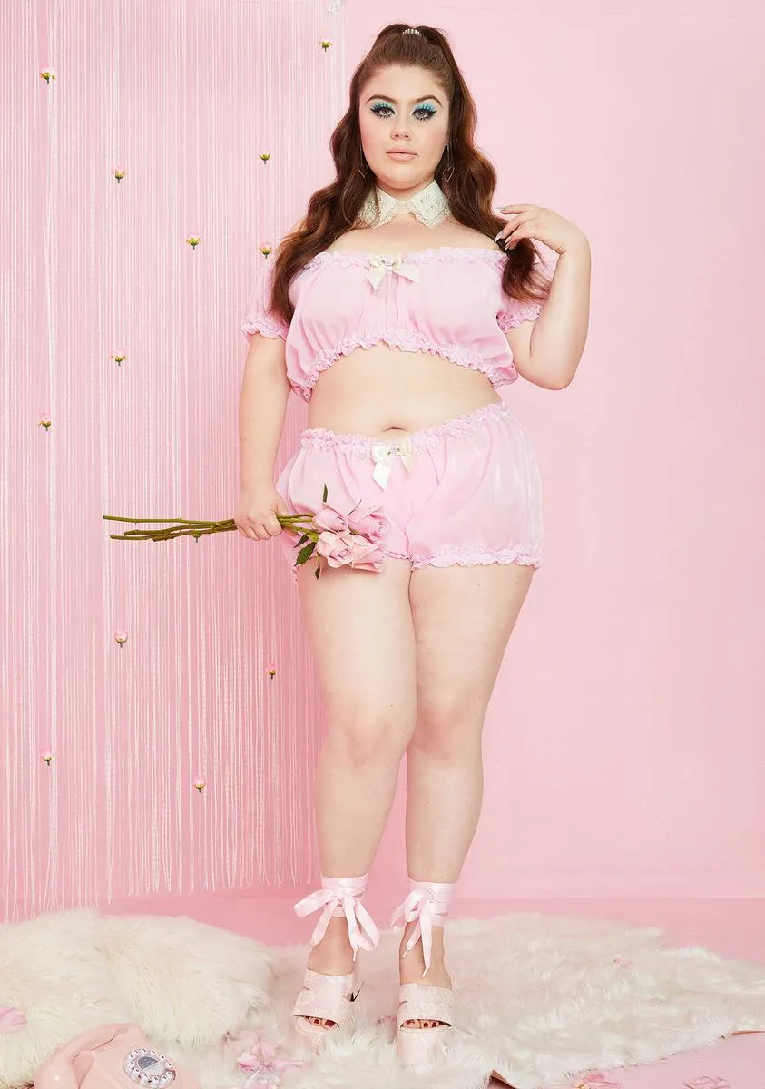 Plz Be My Love Chiffon Top sold by Dolls Kill product image thumbnail 3