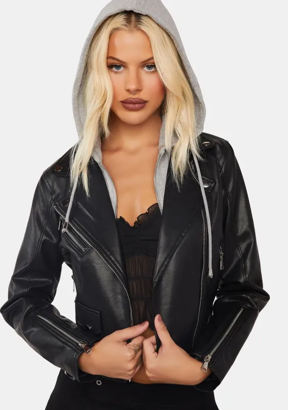 Bisbone Moto Jacket made by Azalea Wang