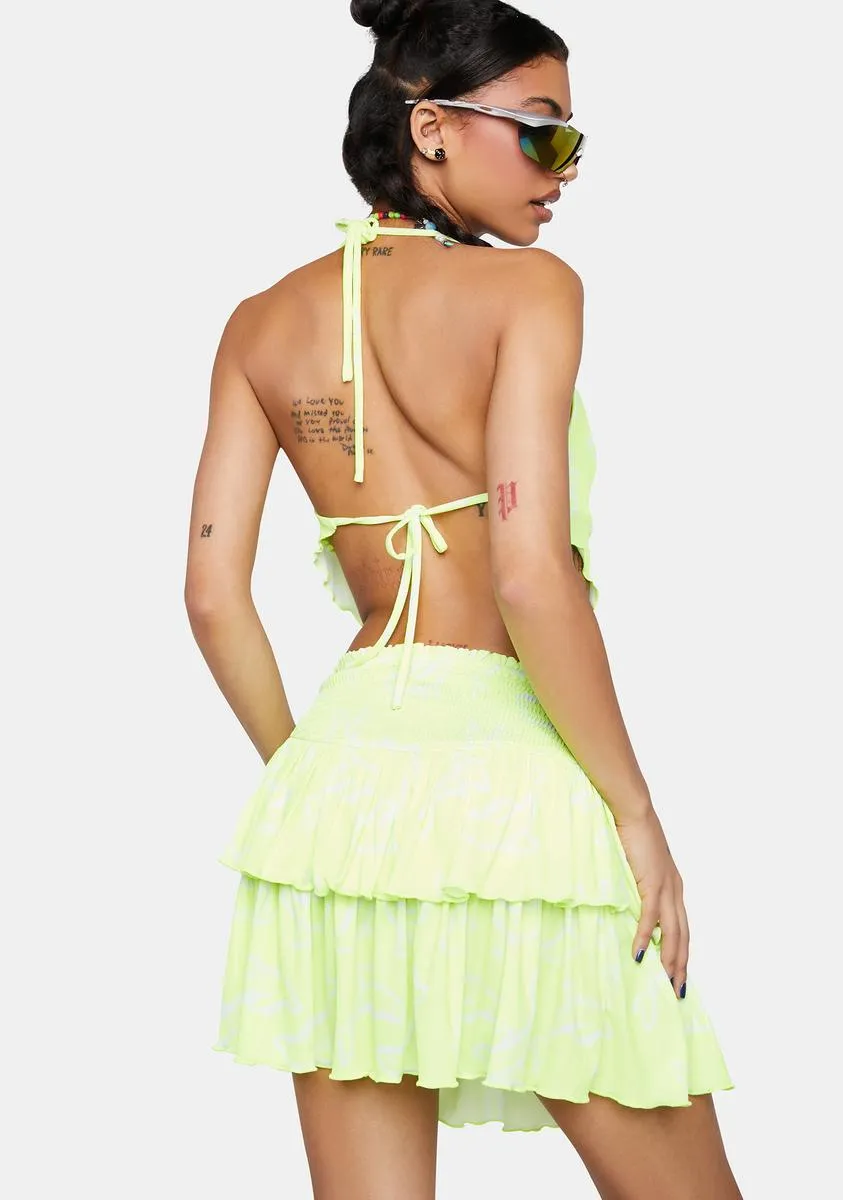 Flipper Layered Ruffle Mini Skirt sold by Dolls Kill product image thumbnail 4