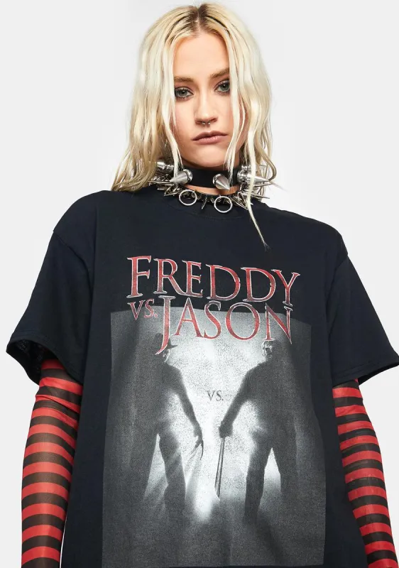 Freddy Vs. Jason Graphic Tee made by Dolls Kill
