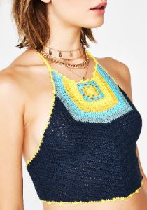 High Road Crochet Halter sold by Dolls Kill
