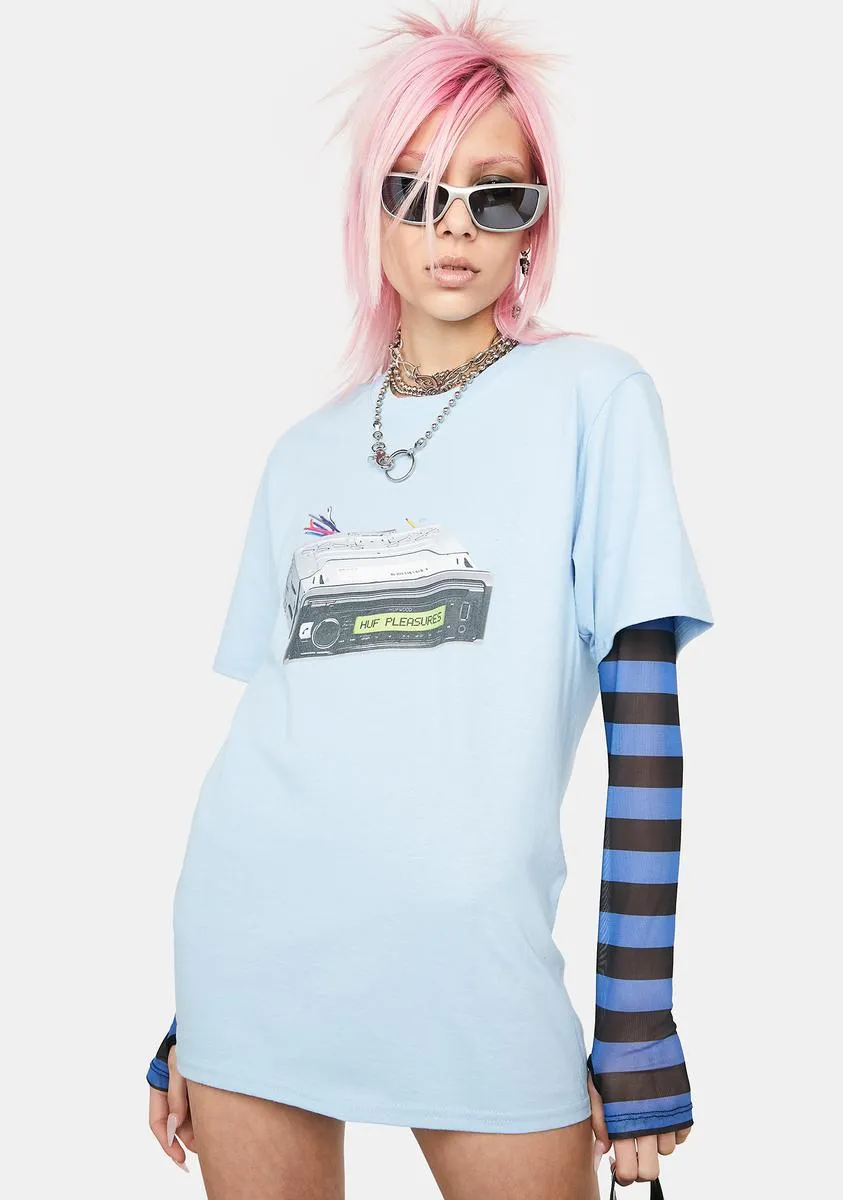 X Pleasures Head Unit Graphic Tee sold by Dolls Kill product image thumbnail 4