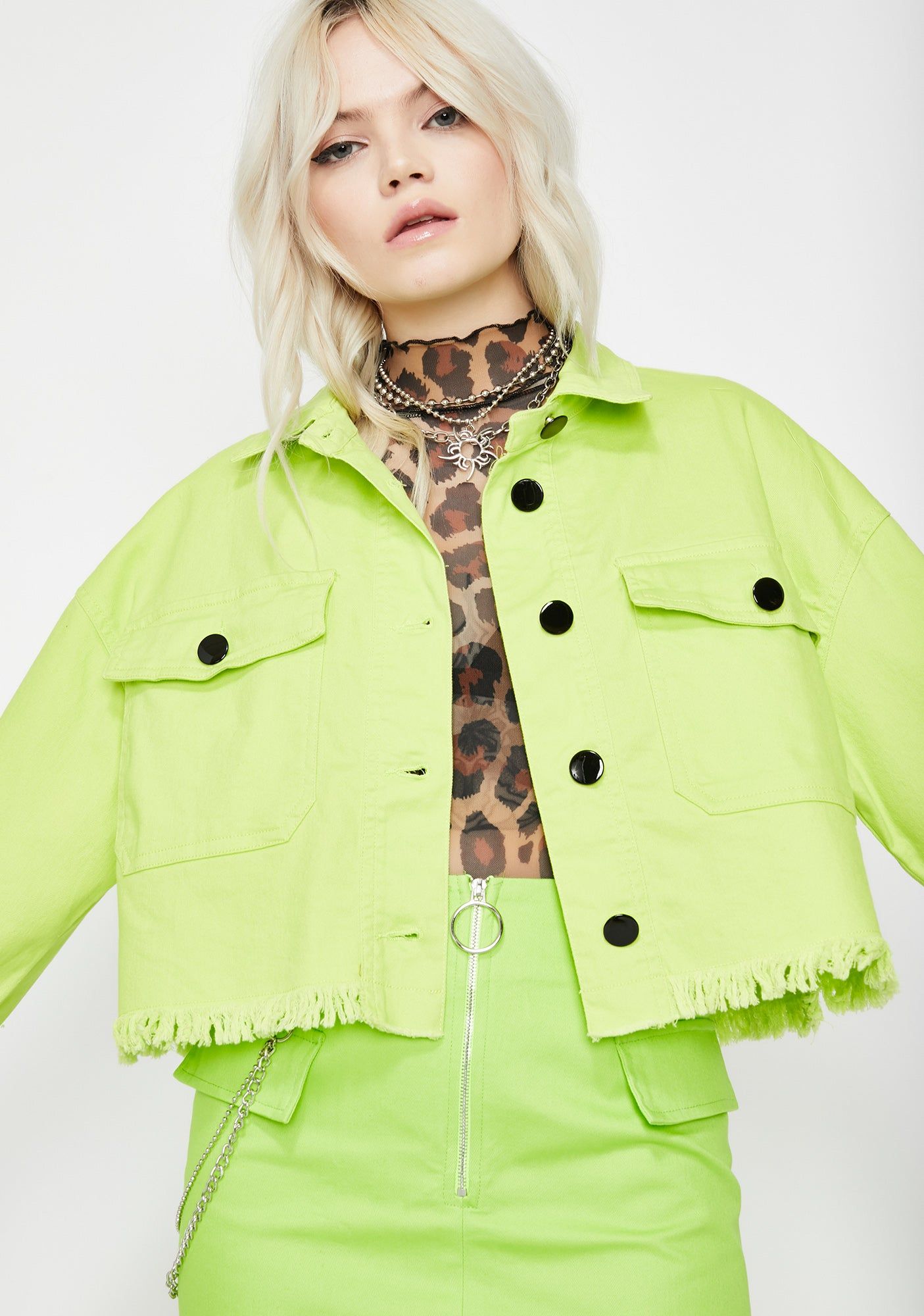 Electric Privileged Princess Crop Jacket sold by Dolls Kill