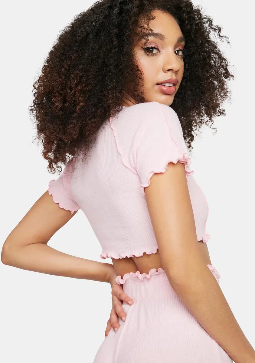 Pretty As I Am Crop Top sold by Dolls Kill product image thumbnail 4