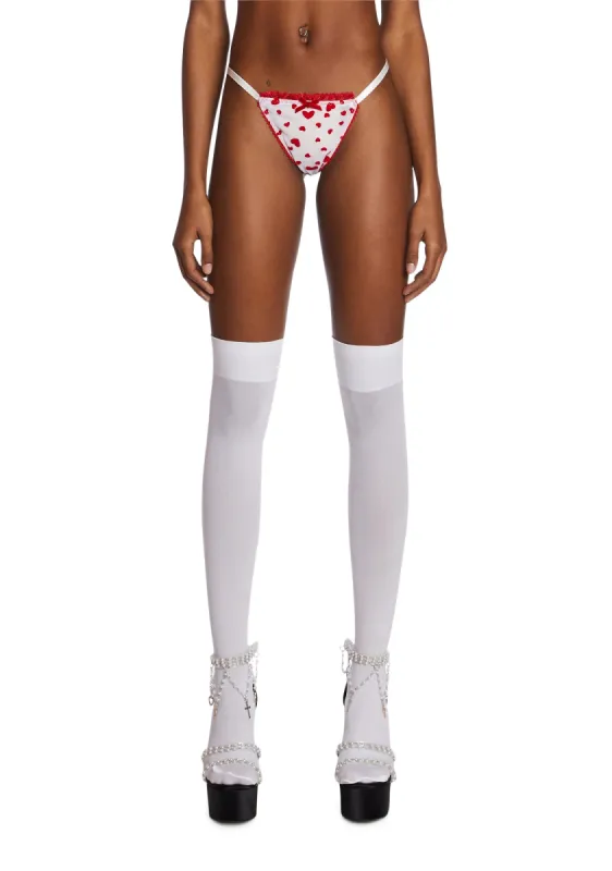 Feelin' Lovesick Thong Panties sold by Dolls Kill