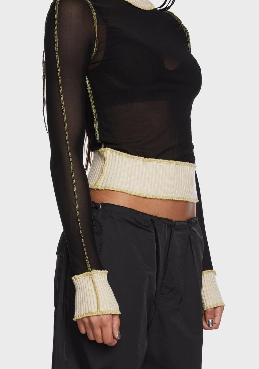 Expose The Truth Mesh Top sold by Dolls Kill product image thumbnail 2