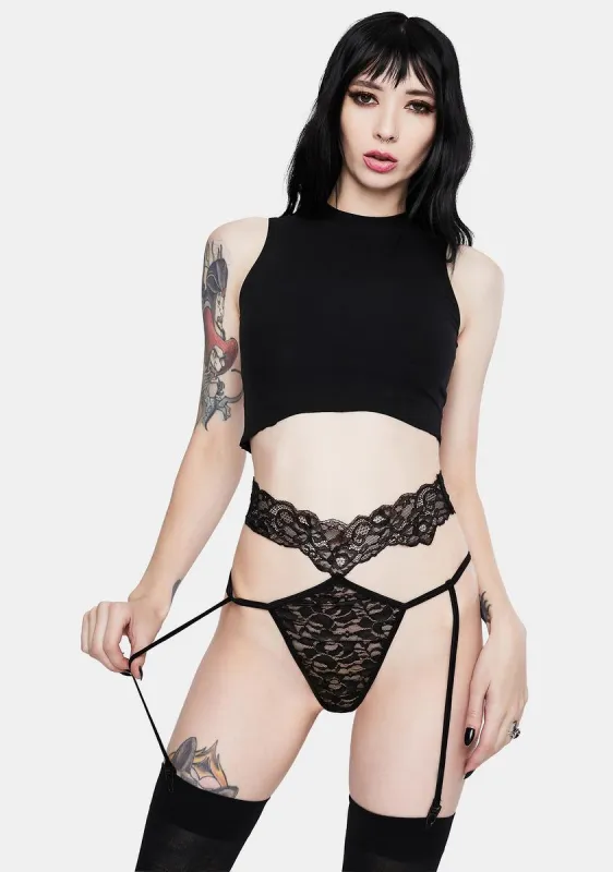 Flirty Takeover Lace Thong sold by Dolls Kill