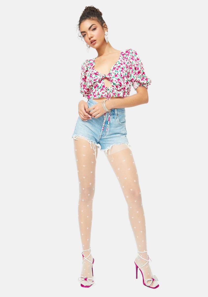 Petal Floral Blouse sold by Dolls Kill product image thumbnail 3