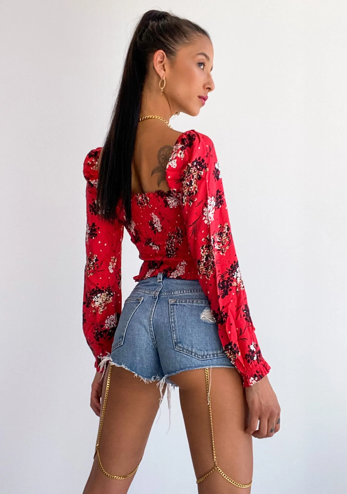 Without A Doubt Floral Top sold by Dolls Kill product image thumbnail 4