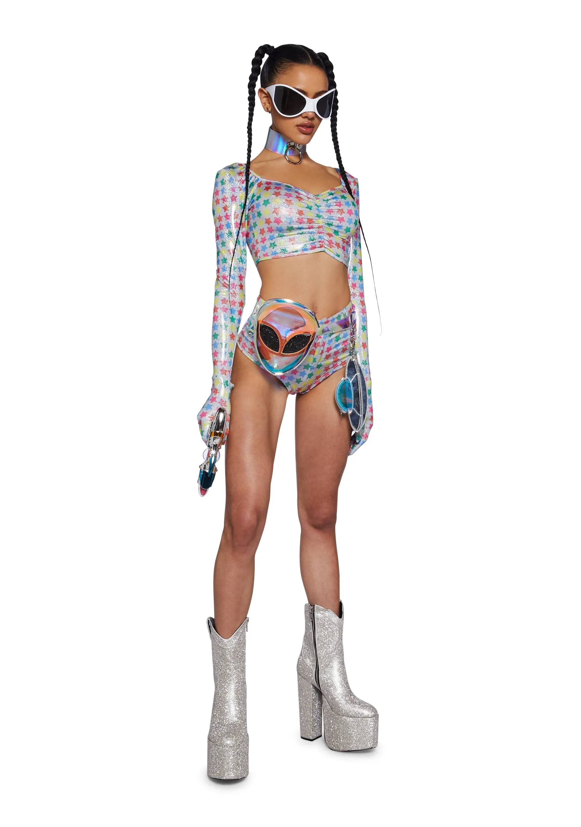 Celestial Prism Crop Top sold by Dolls Kill product image thumbnail 2