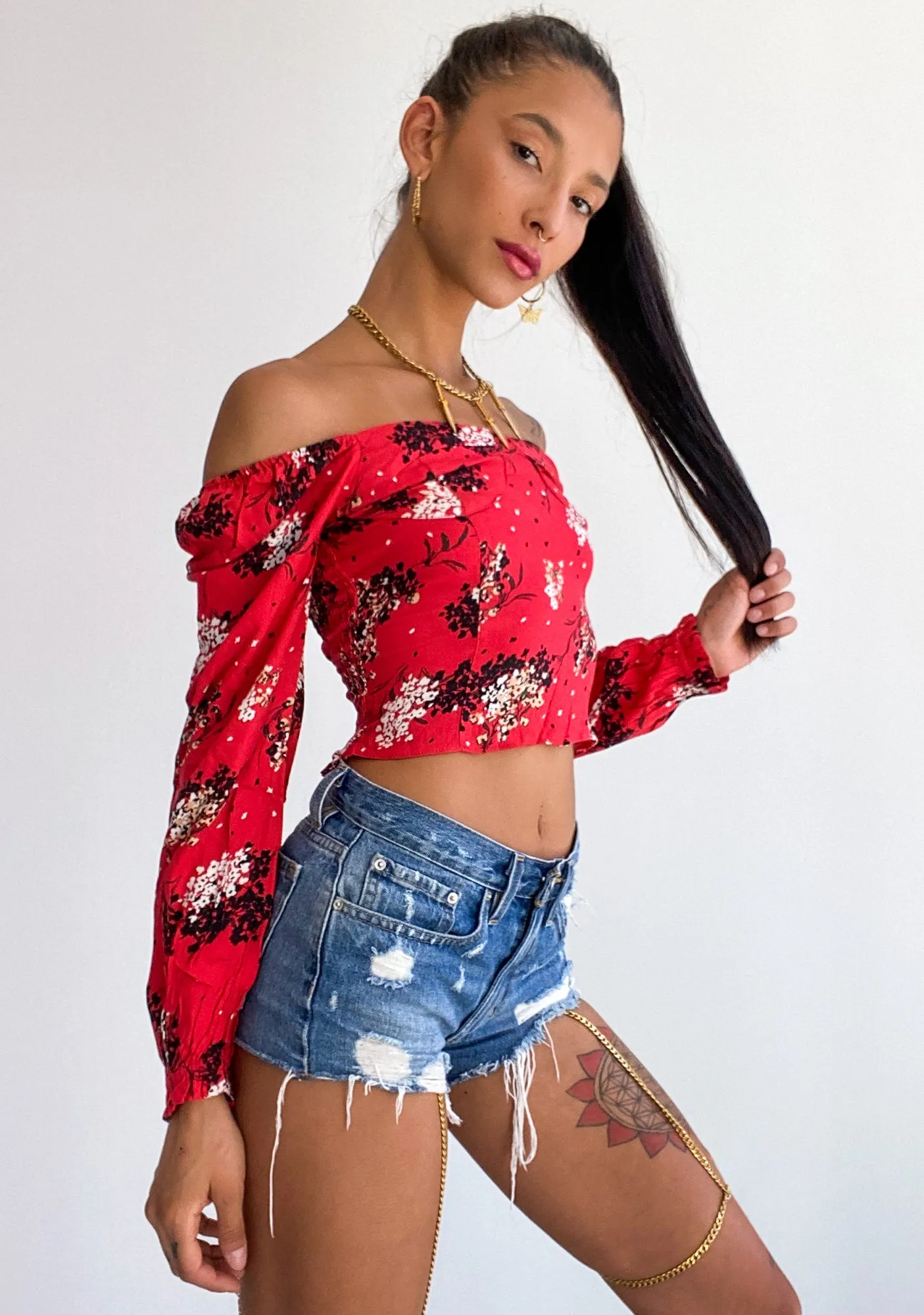 Without A Doubt Floral Top sold by Dolls Kill product image thumbnail 2