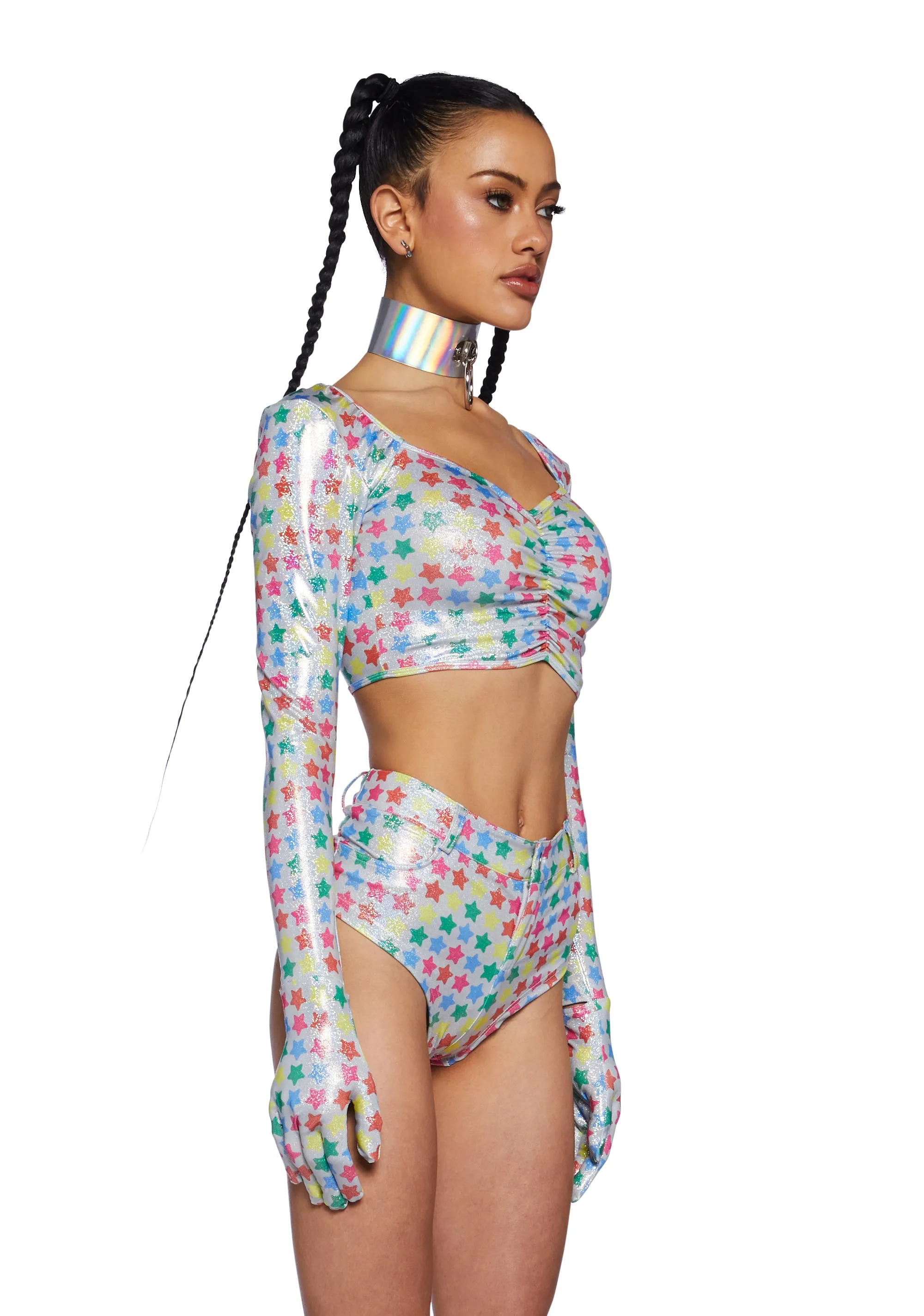 Celestial Prism Crop Top sold by Dolls Kill product image thumbnail 3