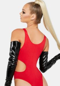The Devil's Doll Cutout Bodystocking sold by Dolls Kill