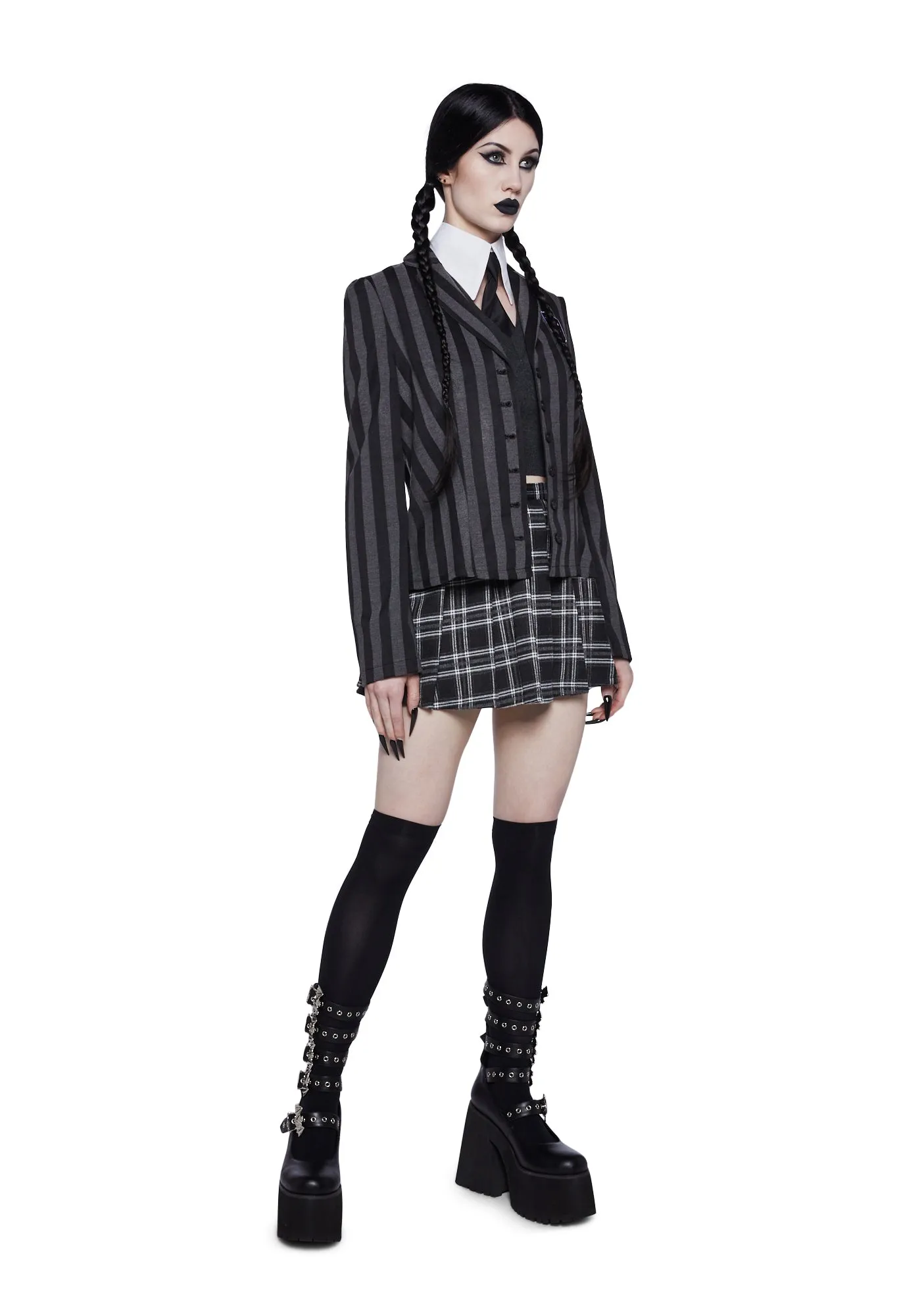Goth School Girl Costume Set sold by Dolls Kill product image thumbnail 5