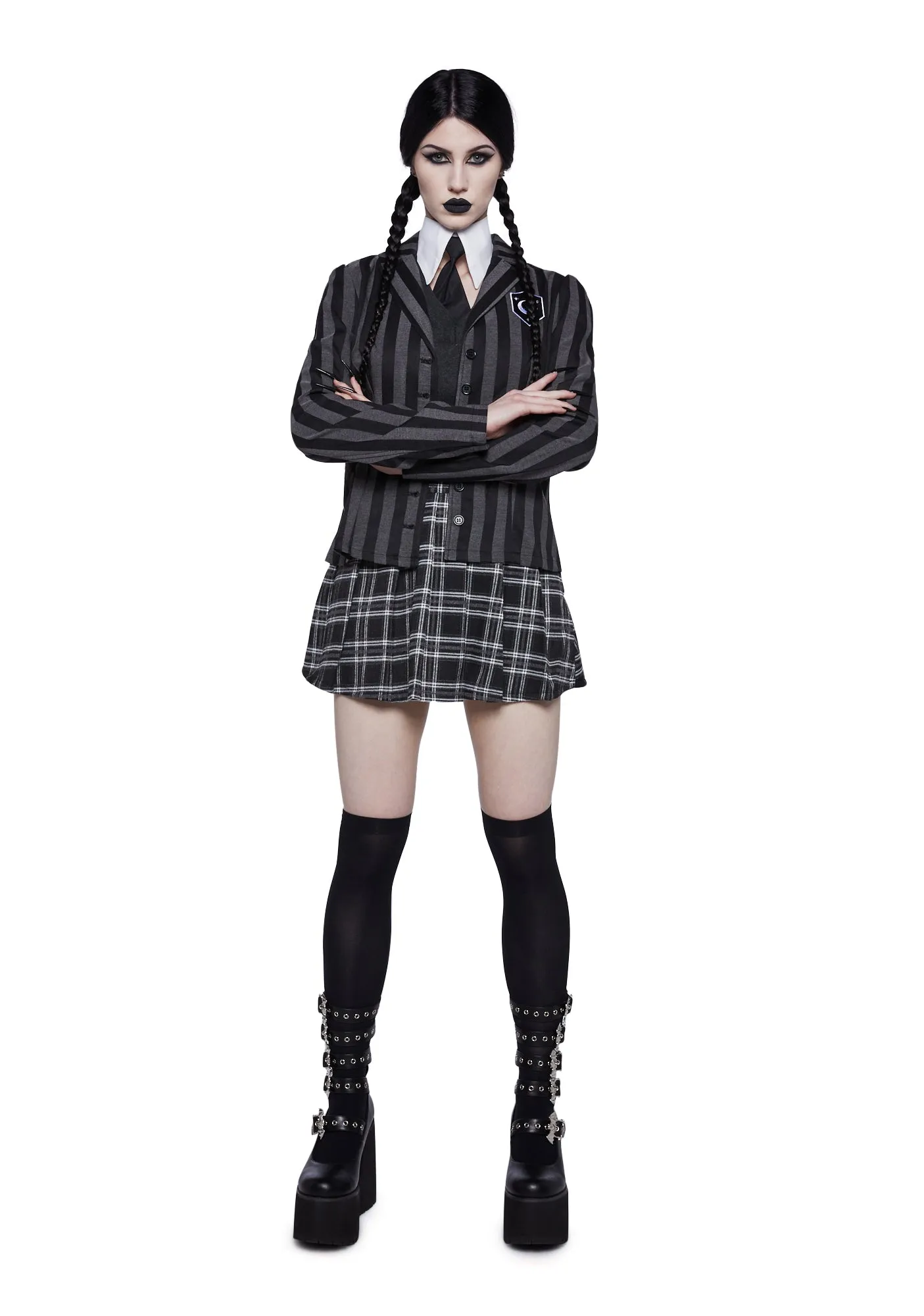 Goth School Girl Costume Set sold by Dolls Kill product image thumbnail 2