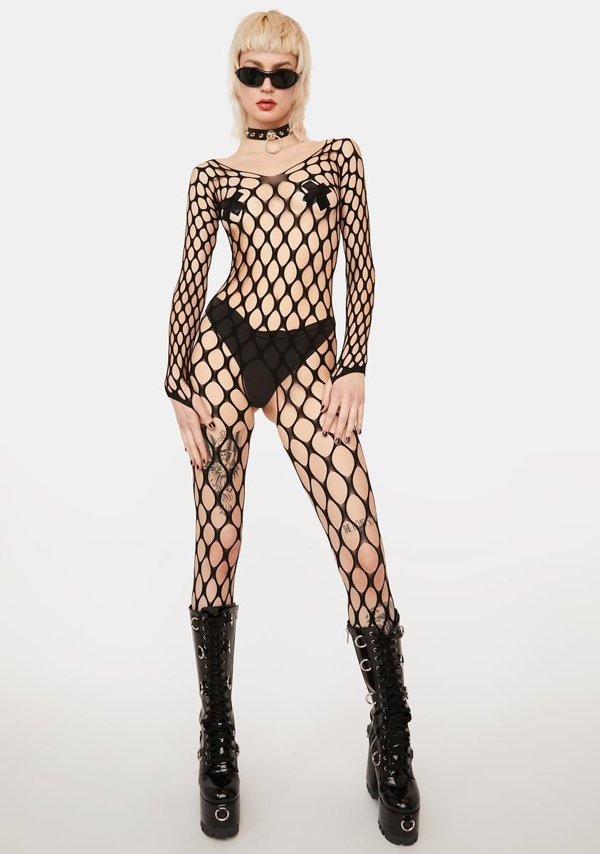 XX Fishnet Bodystocking sold by Dolls Kill product image thumbnail 2