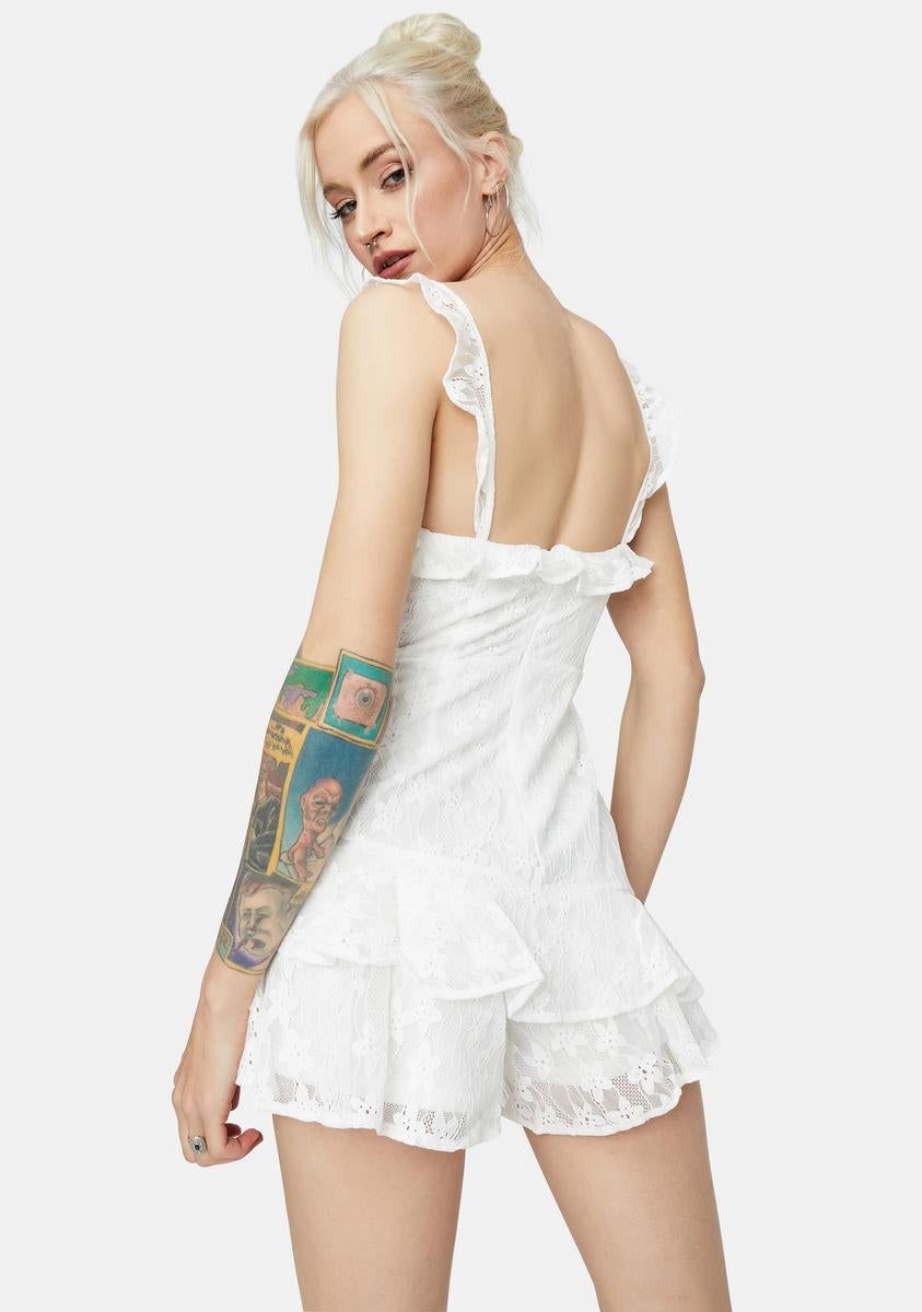 Another Day Of Sun Lace Romper sold by Dolls Kill product image thumbnail 4