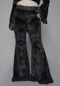 Let's Abandon All Hope Bell Bottom Pants sold by Dolls Kill