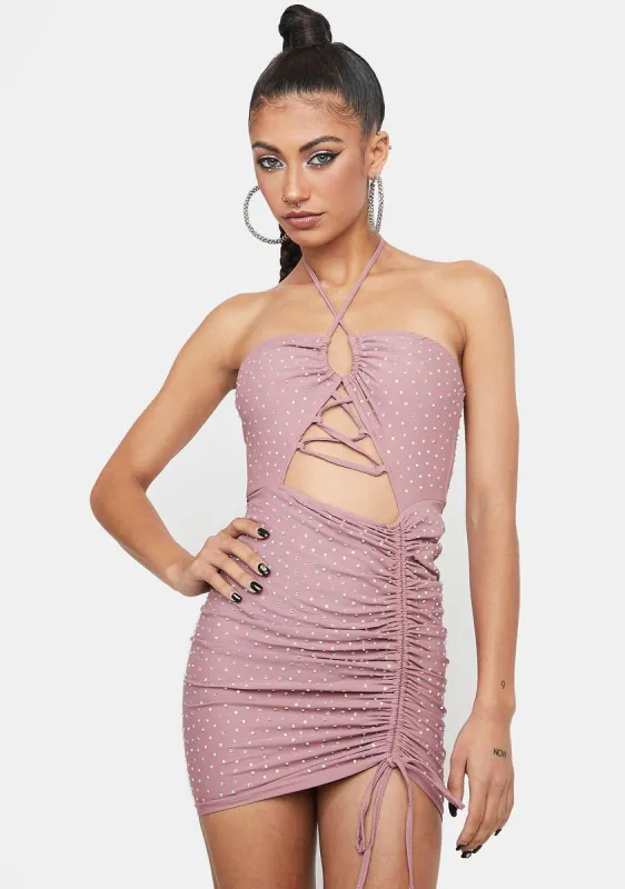 Sweet Good Authority Halter Dress sold by Dolls Kill