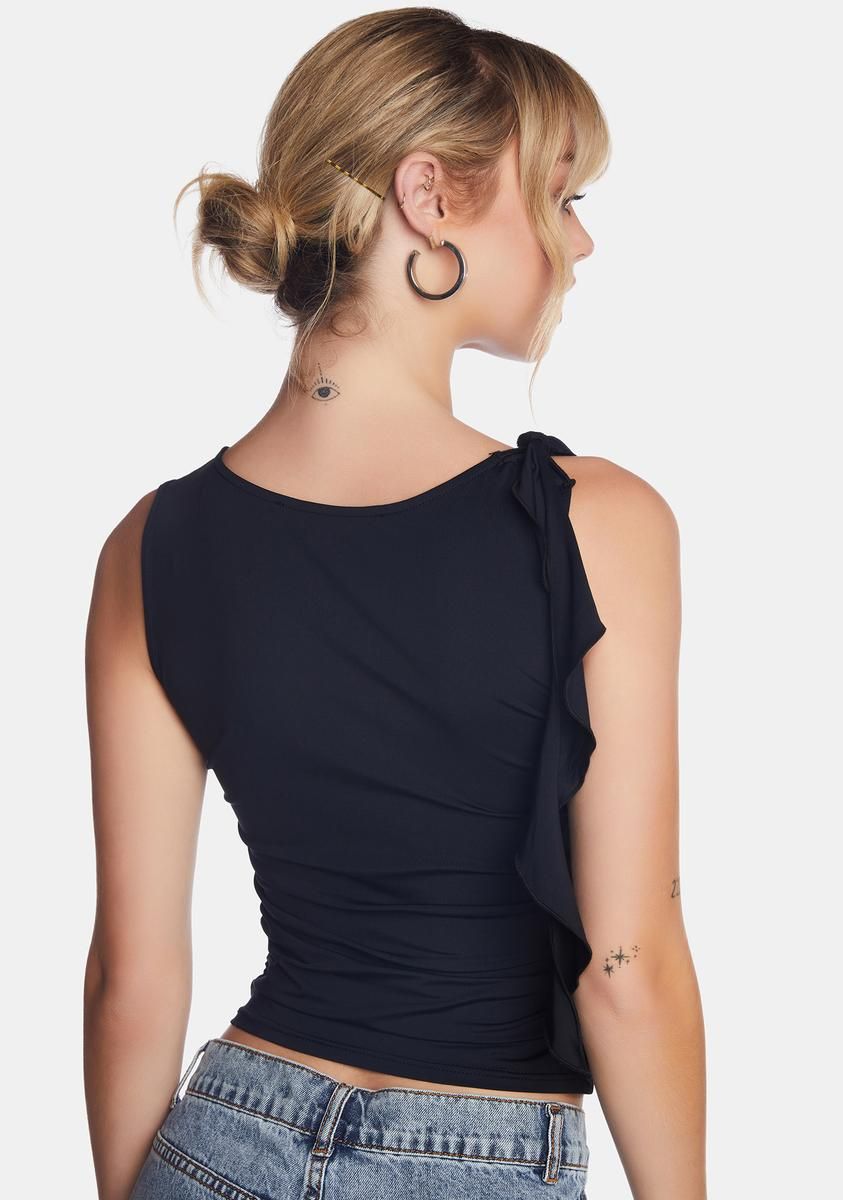 Licorice Rendezvous Crop Top sold by Dolls Kill product image thumbnail 4