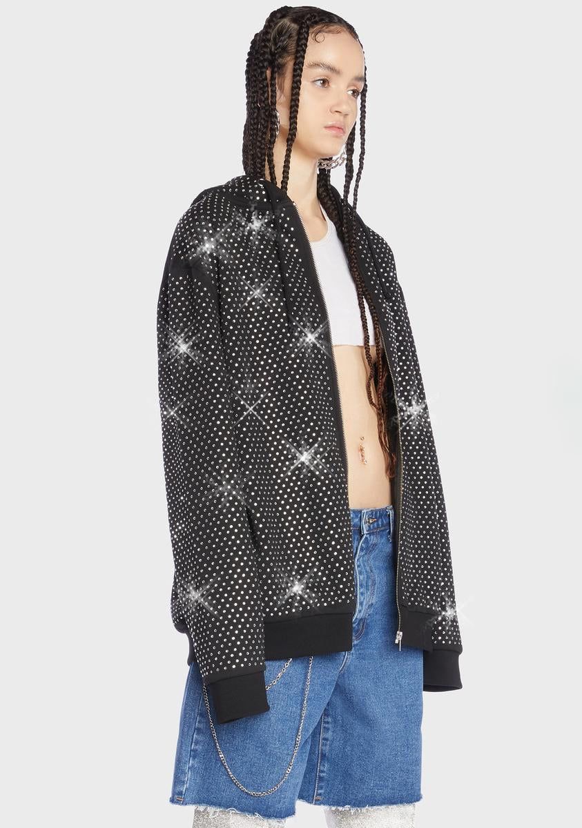 Street Stunner Rhinestone Hoodie sold by Dolls Kill product image thumbnail 2