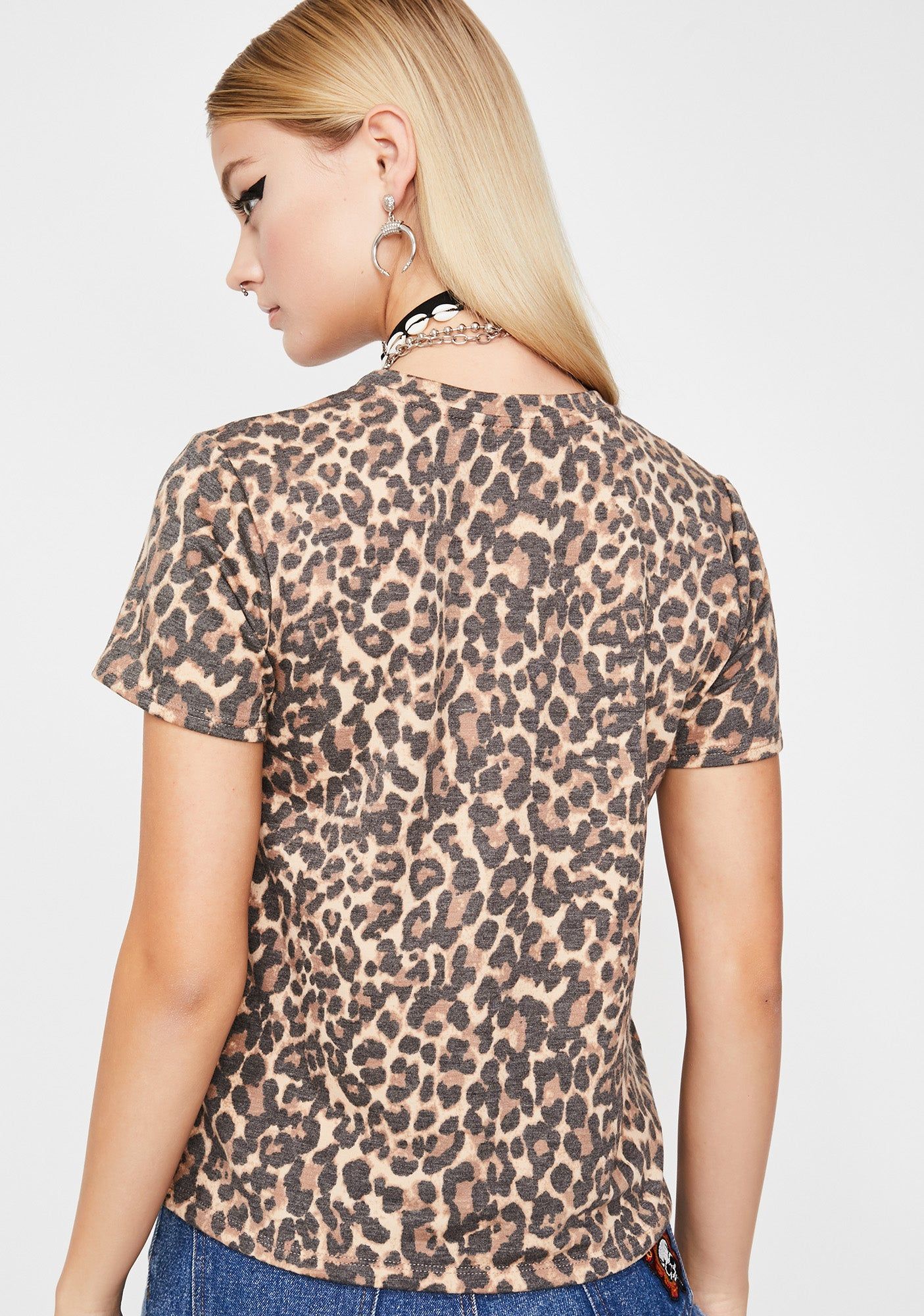 Wild Side Leopard Tee sold by Dolls Kill product image thumbnail 4