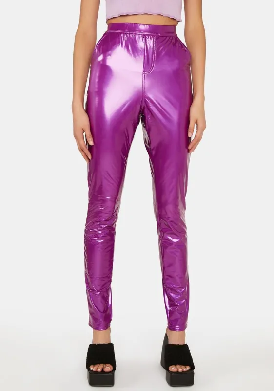 Magic Create Gossip Vinyl Pants sold by Dolls Kill