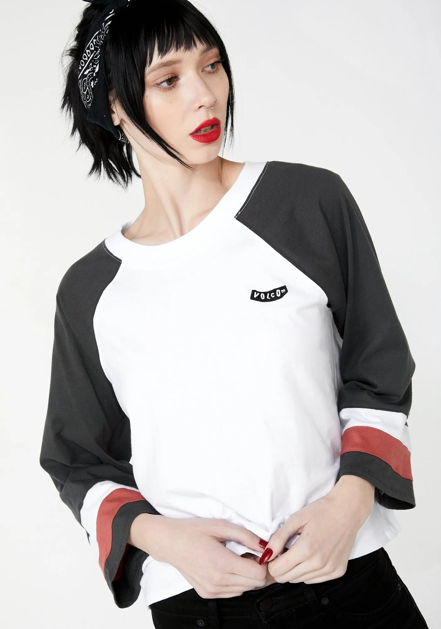 Streakin Stone Long Sleeve Tee sold by Dolls Kill