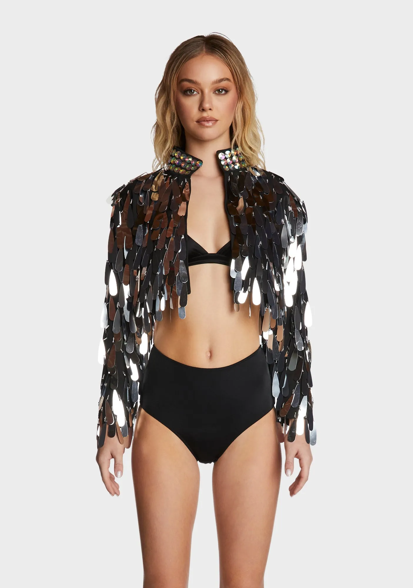 Angel Dust Sequin Jacket sold by Dolls Kill