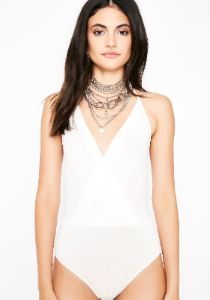 Purely Break It Off Halter Bodysuit sold by Dolls Kill
