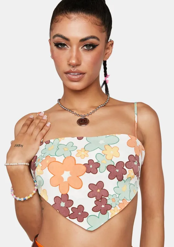 Through The Fields Crop Top sold by Dolls Kill