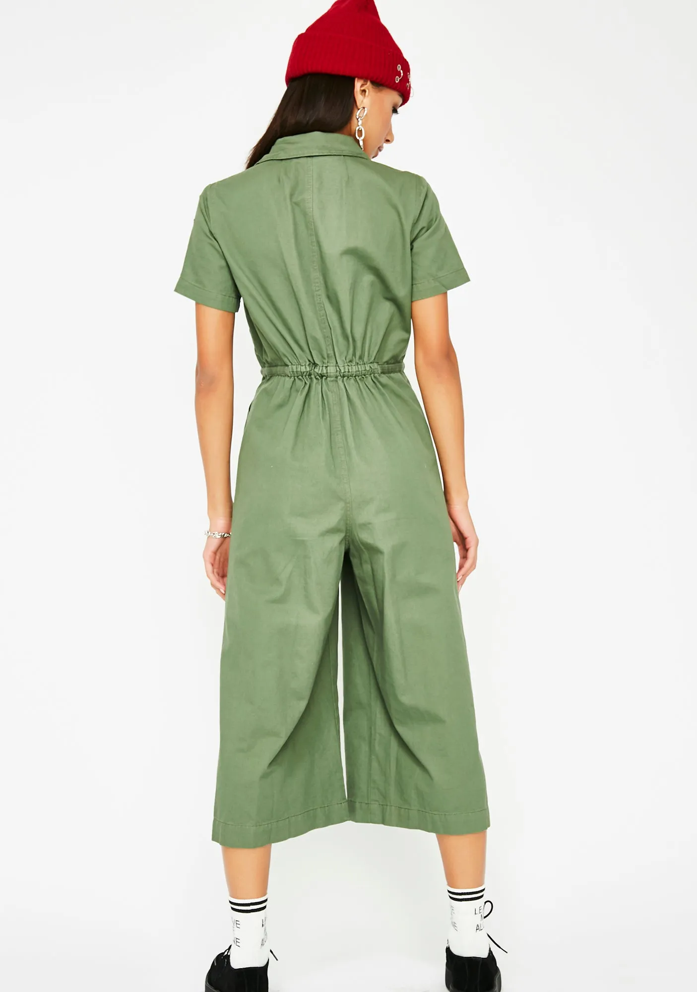 Riot Babe Cropped Jumpsuit sold by Dolls Kill product image thumbnail 4