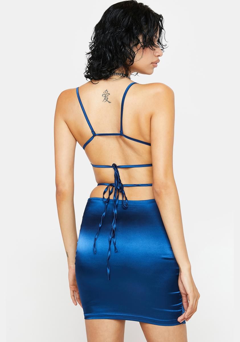 Cool Tend To Obsess Satin Mini Dress sold by Dolls Kill product image thumbnail 2