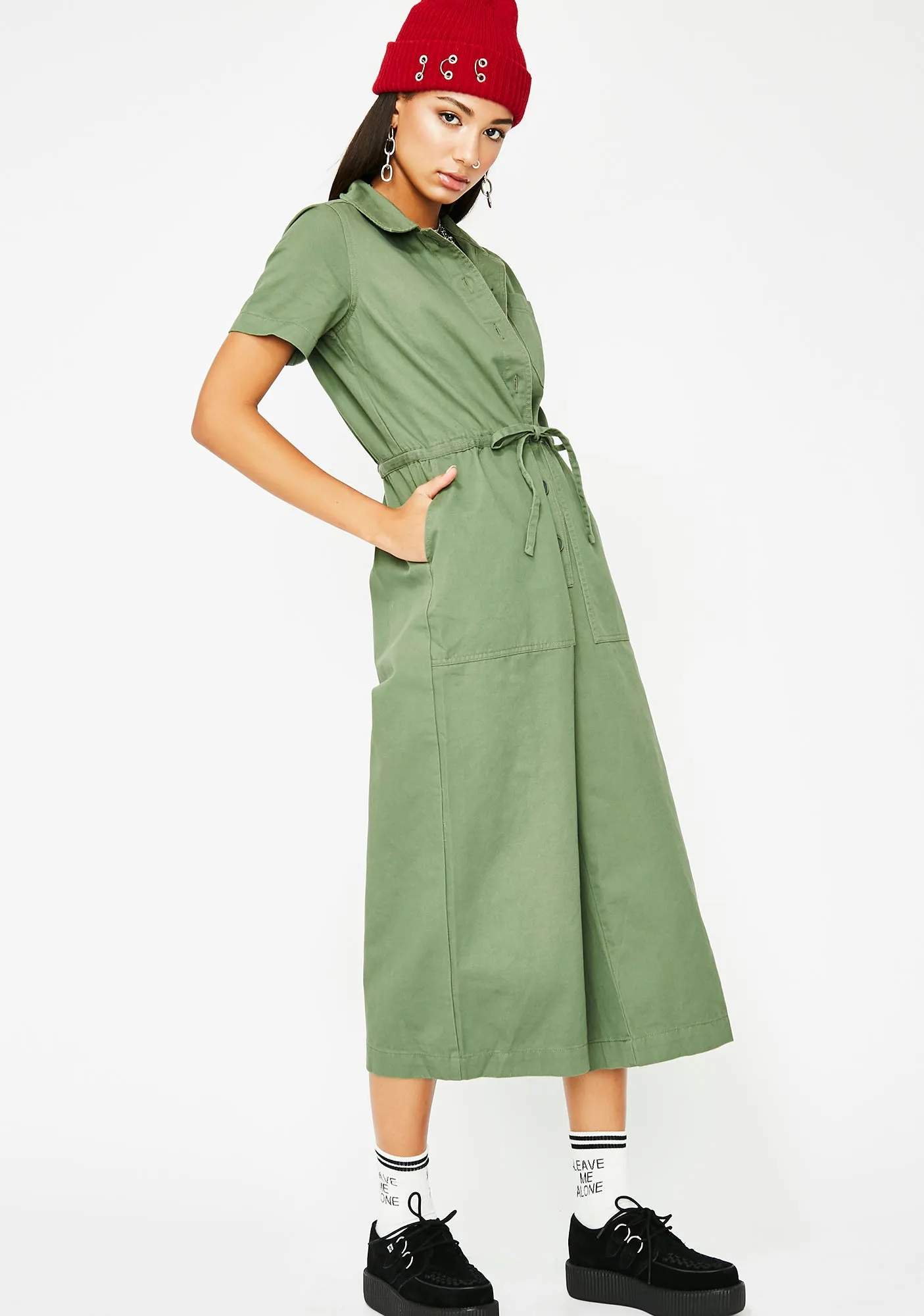 Riot Babe Cropped Jumpsuit sold by Dolls Kill product image thumbnail 3