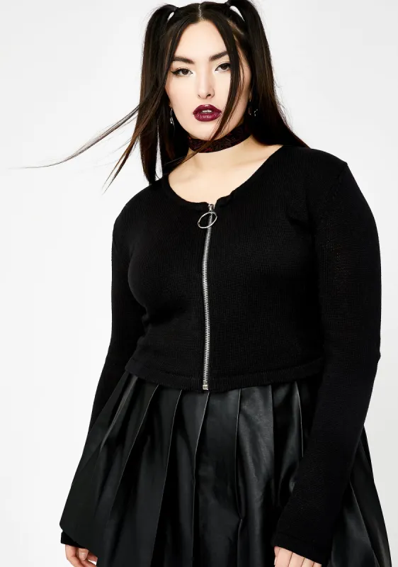 Endless Cyber Reign Zip Cardigan sold by Dolls Kill