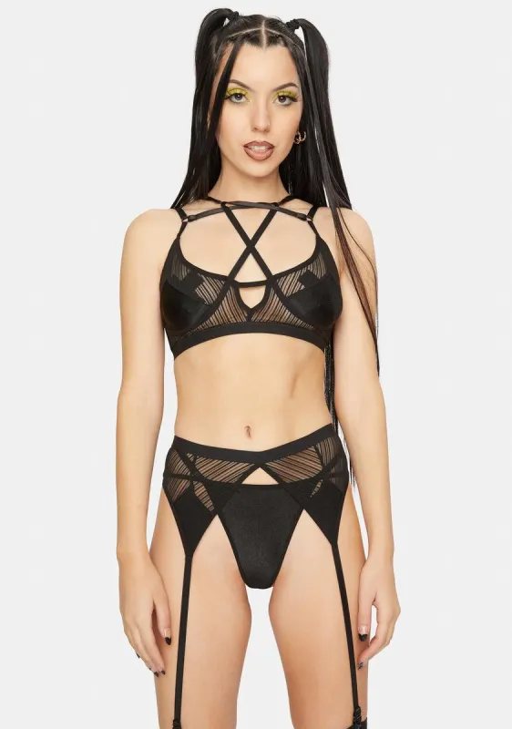Sheer Intentions Bra Set sold by Dolls Kill