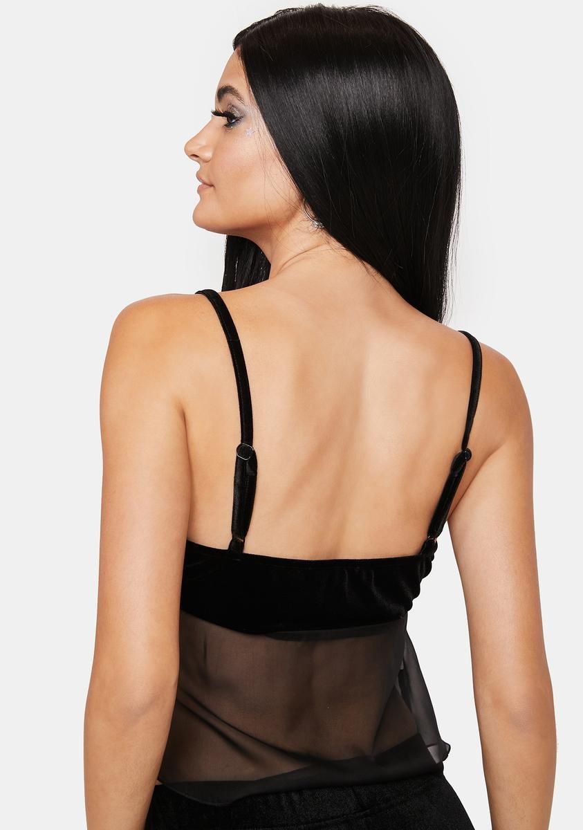 Call My Hotline Sheer Cami Tank sold by Dolls Kill product image thumbnail 4