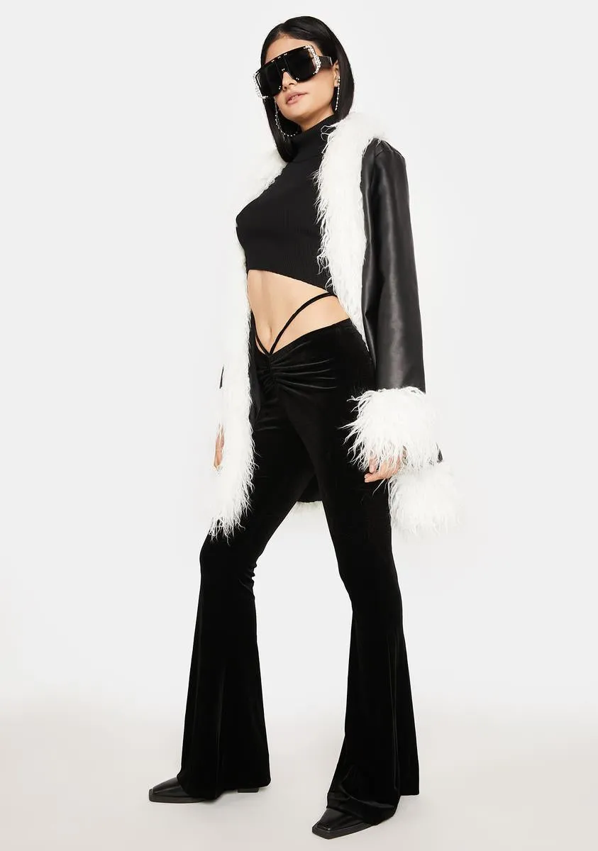 Endless Attitude Velvet Flare Pants sold by Dolls Kill product image thumbnail 2