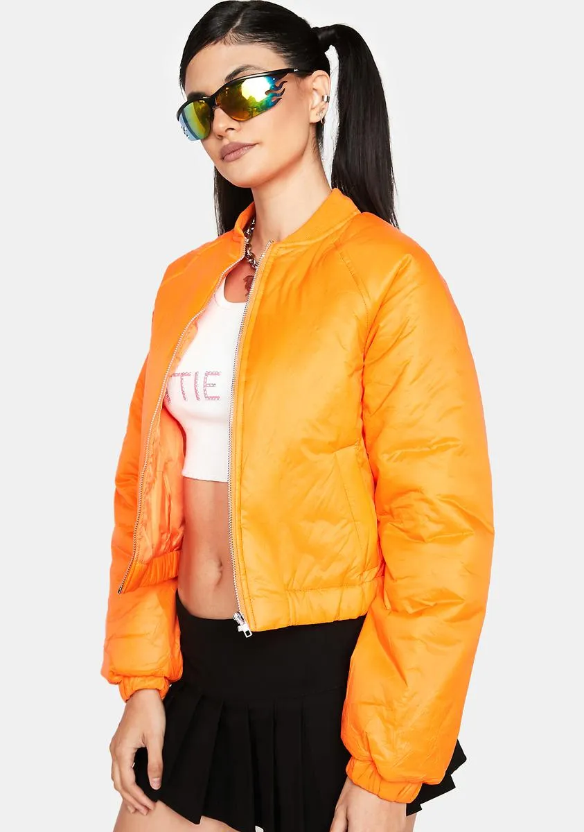 At The Bleachers Bomber Jacket sold by Dolls Kill product image thumbnail 2