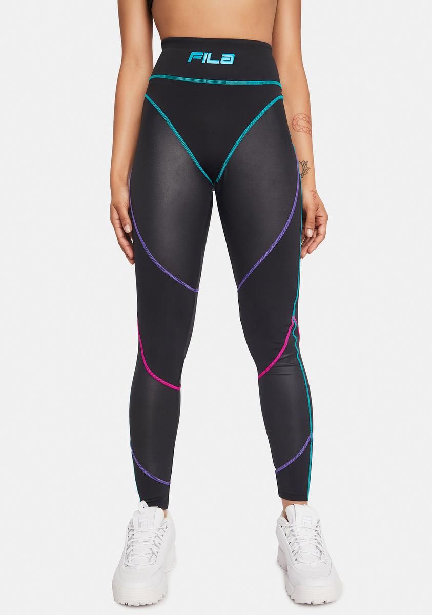 Georgie High Rise Leggings sold by Dolls Kill